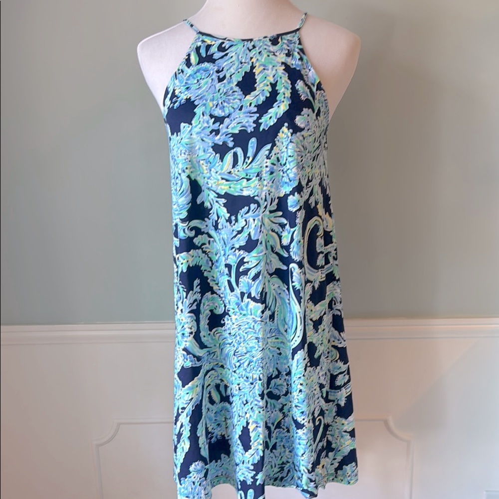 Lilly Pulitzer Margot Swing Dress High Tide Navy